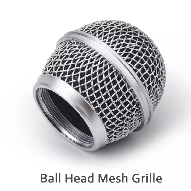 หัวบอลตะแกรง ไมโครโฟน PG48 PG58 PGA48 PGA58 Microphone Grille Ball Head Mesh Fits For PG48 PG58