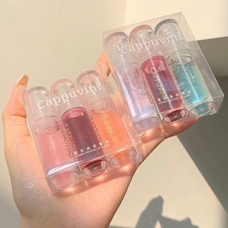 Cappuvini CP23 ลิปกลอส ลิปพลัมเปอร์ ลิปเติมเต็มร่องปาก ปากชุ่มชื้น อวบอิ่ม Lip Plumper Lip Gloss