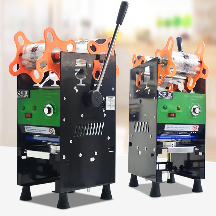 เครื่องซีลแก้วmanual ชานมไข่มุกSC-H18