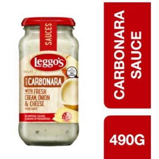 Leggos Carbonara with Fresh Cream, Onion &amp; Cheese 490g เลกโก้ คาโบนาร่าครีมสดหัวหอมและชีส 490 กรัม