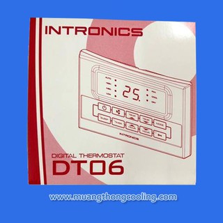 รีโมทมีสาย INTRONICS รุ่น DT06 รีโมทแอร์แบบมีสาย INTRONICS รุ่น DT06 ชุดคอนโทรลแอร์ รีโมทแอร์มีสาย