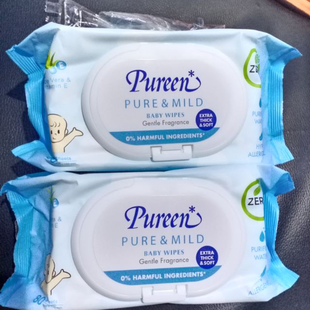 เพียวรีน ทิชชู่เปียก Pureen Pure & MILD Baby Wipe