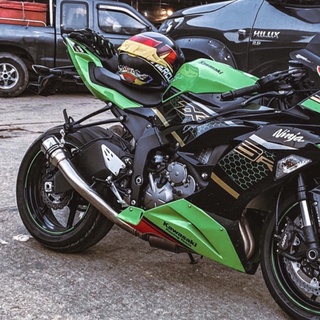 ท่อสูตร Zx6R ชุดสลิปออนพร้อมปลายท่อ สายลั่น เสียงแน่นๆ โหดๆ