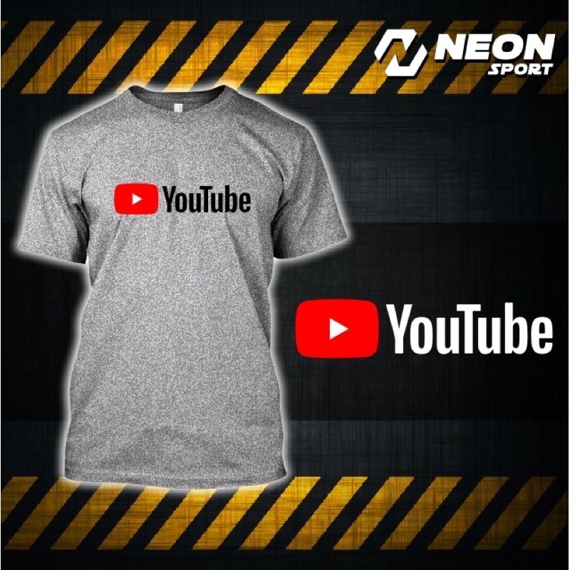เสื้อยืดสกรีนลาย YouTube (ลายเล็ก)