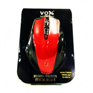 เม้าส์ ไร้สาย Vox mouse wireless สีแดง