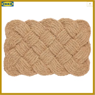 พรม พรมเช็ดเท้า ในอาคาร ทำจากใยมะพร้าว ขนาด 40x60 ซม. STAVREBY สตาฟเรบือ (IKEA)