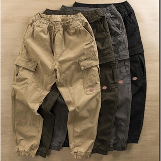 Dickies กางเกงขายาวลําลอง ทรงหลวม สีกากี สไตล์เรโทร สําหรับผู้ชาย