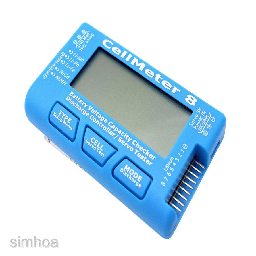 RC Li-Po/Li-lon/Li-Fe(2-8S),NiCd/NiMH(4-8S) Battery Steering Servo Tester