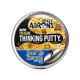 Crazy Aarons Thinking Putty - TREASURE SURPRISE แบบสุ่มมีทั้งหมด 12 สี (แต่ละกระปุกจะไม่ทราบว่าได้สีอะไร) ขนาด 2 นิ้ว