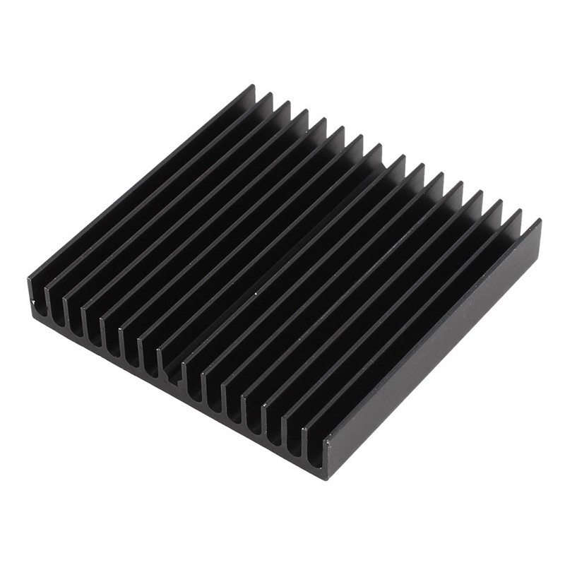 1 pcs Aluminum Radiator Heat Sink Heatsink 60mm x 60mm x 10mm Black T1 posthouse.th ThaiPick