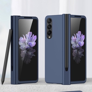 เคสบานพับ พร้อมช่องใส่ปากกา สําหรับ Samsung Galaxy Z Fold 3 Case Z Fold 4