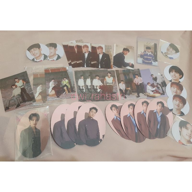 Semicolon Wonwoo Mingyu The8 Dk Vernon Woozi Jun Dino Jeonghan Hoshi Mini Card Mcard CC Oval