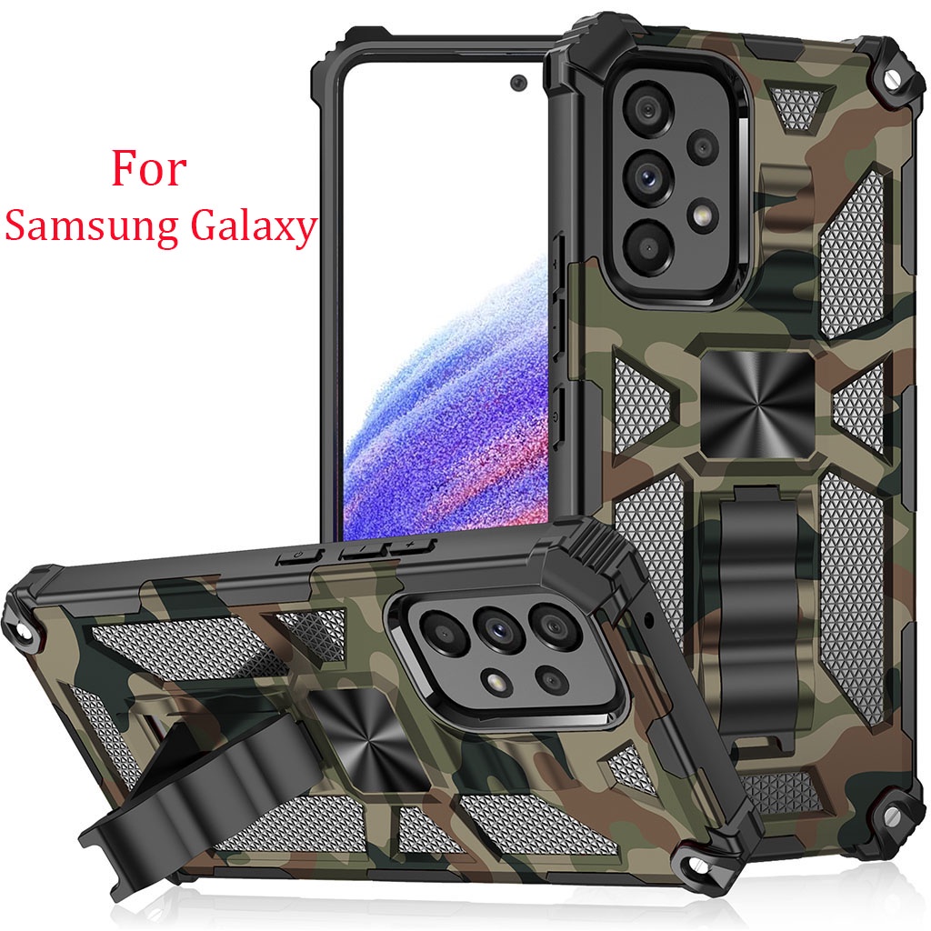 เคสแข็ง พร้อมขาตั้ง สําหรับ Samsung Galaxy A42 A13 A33 A53 A73 A23 A52s 5G A03 Core