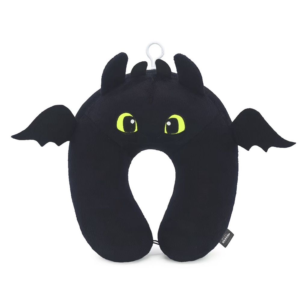 Dreamwork ลิขสิทธิ์แท้ หมอนรองคอ เขี้ยวกุด Toothless : How To Train Your Dragon แถมผ้าปิดตา ราคา ถูกที่สุด ดีลบีเคเค แกลเลอรีภาพที่ 3