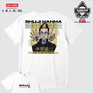 เสื้อยืดผ้าฝ้ายพิมพ์ลายแฟชั่น เสื้อยืด พิมพ์ลายอนิเมะ Shuji HANMA TEAM VALHALLA TOKYO REVENGERS สไตล์ญี่ปุ่น