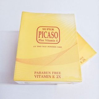 แป้งพัฟ พีคาโซ่ ยูวี ทูเวย์ พาวเดอร์ เค้ก พลัส วิตามิน อี 11 กรัม PICASO UV TWO WAY POWDER CAKE PLUS VITAMIN E