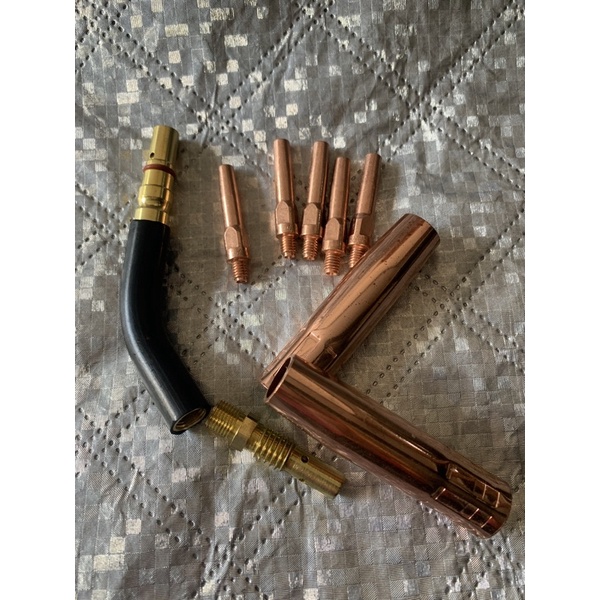 อะไหล่หัวเชื่อม mig 200A อะไหล่หัวเชื่อม co2 จัดเป็นเซทแยกชิ้น