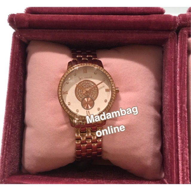 Lyn Around Watch นาฬิกาข้อมือ สีโรสโกลด์