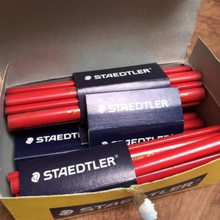 STAEDTLER MADE IN GERMANY ดินสอตราพระจันทร์ ดินสอขีดไม้ สอขีดไม้ ของแท้ 100% ดินสอช่างไม้ ดินสอสำหรับงานไม้โดยเฉพาะ