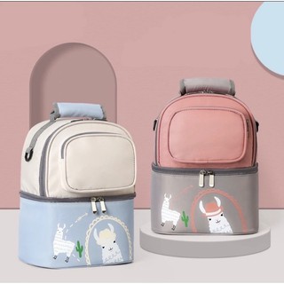 กระเป๋าเก็บอุณหภูมิ กระเป๋าเก็บนมแม่ รุ่น Alpaca สามารถเก็บความเย็นได้สูงสุด 10-12 ชั่วโมง