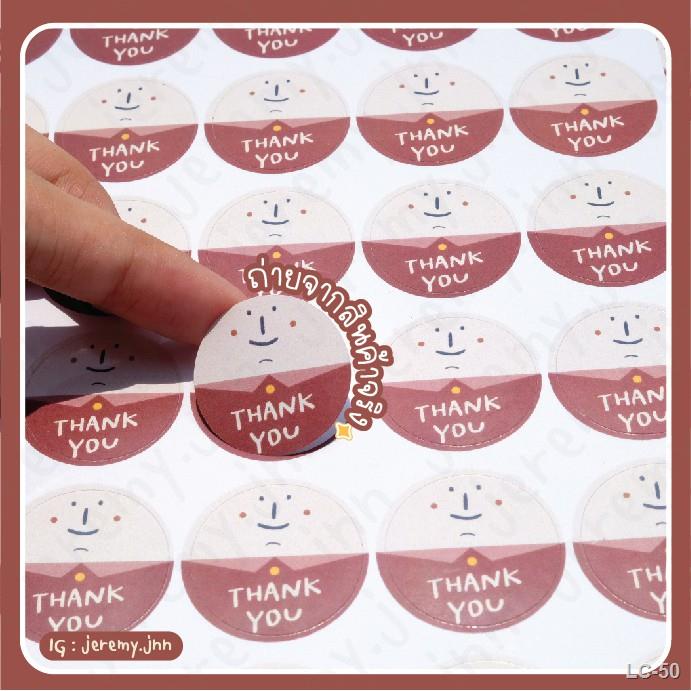 ✹❄สติ๊กเกอร์ขอบคุณ thank you sticker สติ๊กเกอร์ตกแต่ง สติ๊กเกอร์ thank you