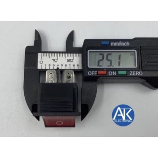 สวิตช์ สวิทช์ กระดก เปิด ปิด ไฟบ้าน 220VAC มีไฟ สีแดง 4 ขา 16A/250V 20A/125V (ON/OFF) SW