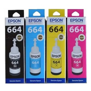 ราคาหมึกเติม Epson T664 BK,C,M,Y