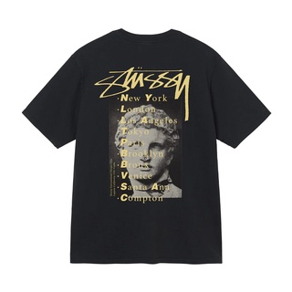[พร้อมส่ง] เสื้อยืด แขนสั้น ย้อมสี รูปปั้น Stussy