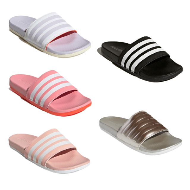 ลดเพิ่ม 10% ทักแชทรับโค้ด Adidas รองเท้าแตะนิ่ม Adilette Comfort GV9738 FY7848 GV9739 AP9966 FY7898 - ป้ายไทย