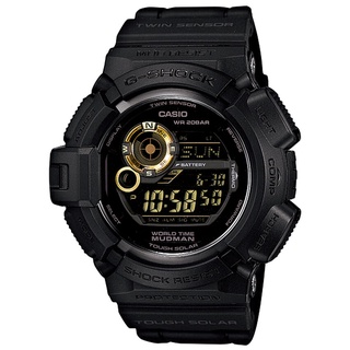 นาฬิกา รุ่น Casio G-Shockนาฬิกาข้อมือผู้ชาย สีดำ สายเรซิ่น รุ่นG-9300GB-1