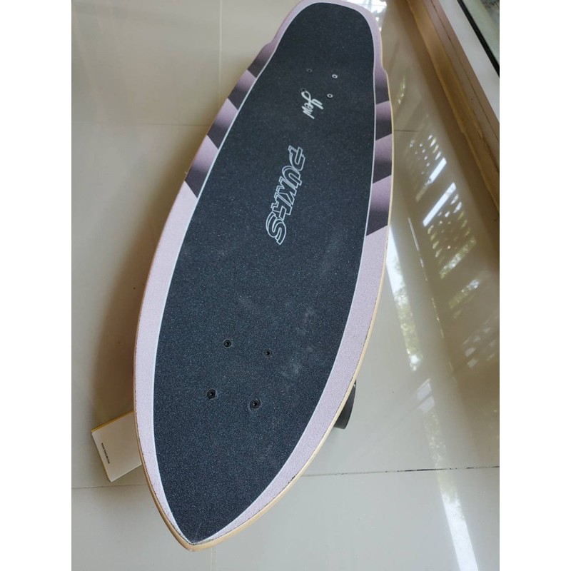 YOW x Pukas RVSH 33"SurfSkate (Black/Pink)