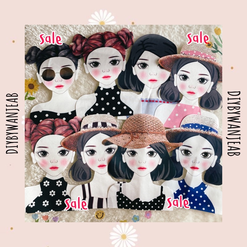 DIY ผ้าปริ้นลายตัดขอบ ขนาด 21 เซน ไม่มีกาว งานติดตกแต่งกระเป๋า/เสื้อผ้า นำไปเย็บหรือติดแผ่นกาว งานประดิษฐ์