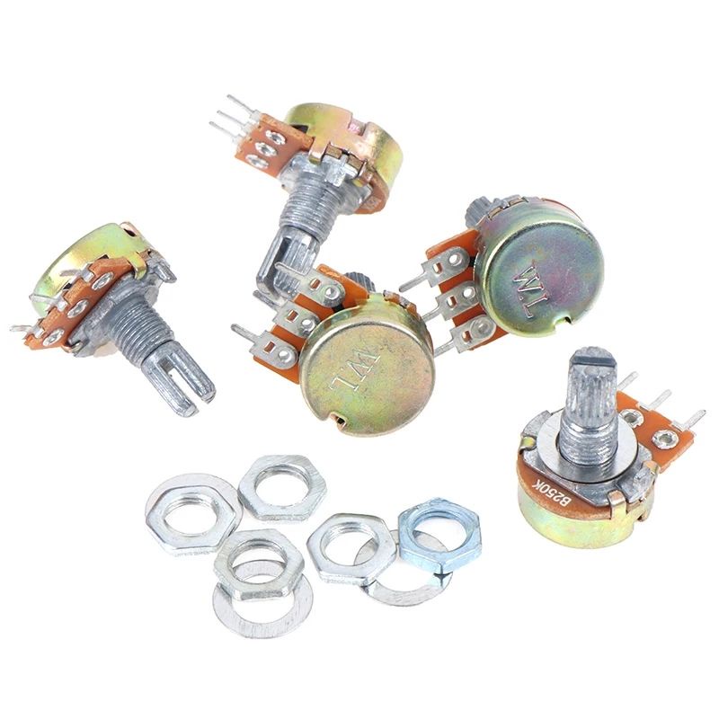 วอลลุ่ม 3ขา WH148 1K 2K 5K 10K 20K 50K 100K 500K Ohm 15มม.3Pin โพเทนตัวต้านทานสำหรับ Arduino - รูปที่ 3