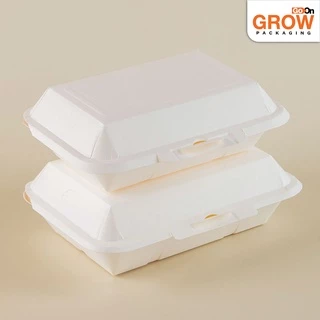 (ราคาประหยัด)กล่องข้าวกระดาษ 600 ml ยี่ห้อ GoOn Grow(โกออน โกรว์)