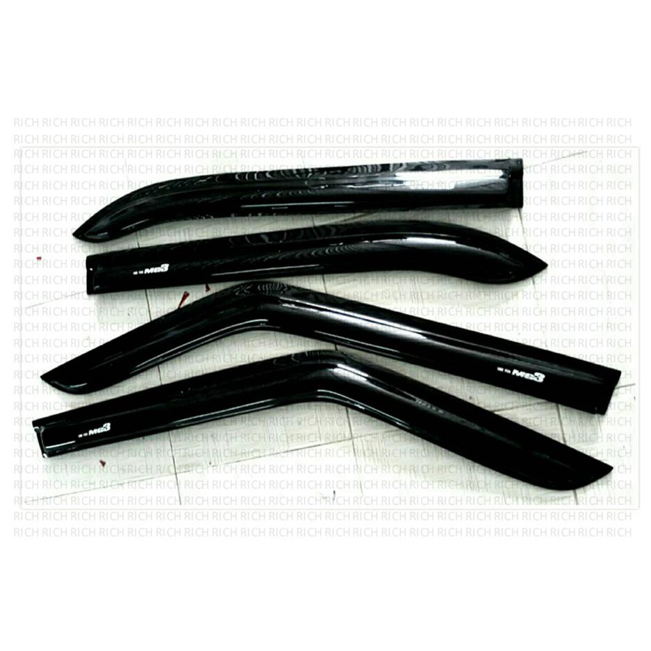 กันสาด MG3 2515-2019ดำเข้ม