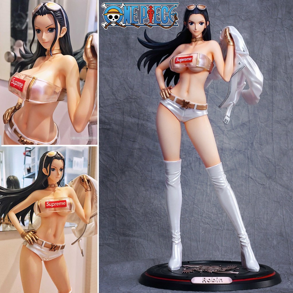 Figure ฟิกเกอร์ Model โมเดล One Piece วันพีซ เต็มพิกัดสลัดจอมลุย วันพีช Pink Pink Studio Supreme Nico Robin นิโค โรบิน