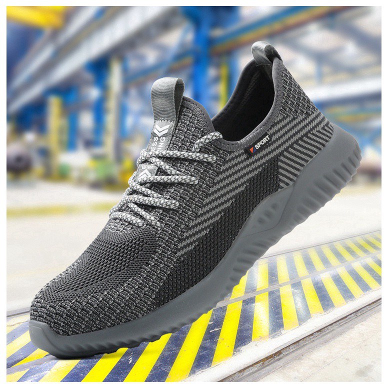 รองเท้าผู้ชาย รองเท้าเพื่อความปลอดภัย สำหรับสวมใส่ทำงาน size 36-47