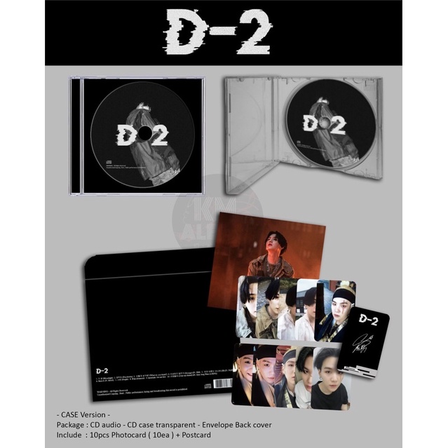 Bts SUGA สิงหาคม D - D-2 MIXTAPE FANMADE ALBUM BTS ALBUM