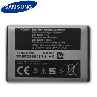 แบตเตอรี่ Samsung AB463446BU Samsung C3300K X208 B189 B309 GT-C3520 E1228 GT-E2530 E339 GT-E2330 800 มิลลิแอมป์ชั่วโมง