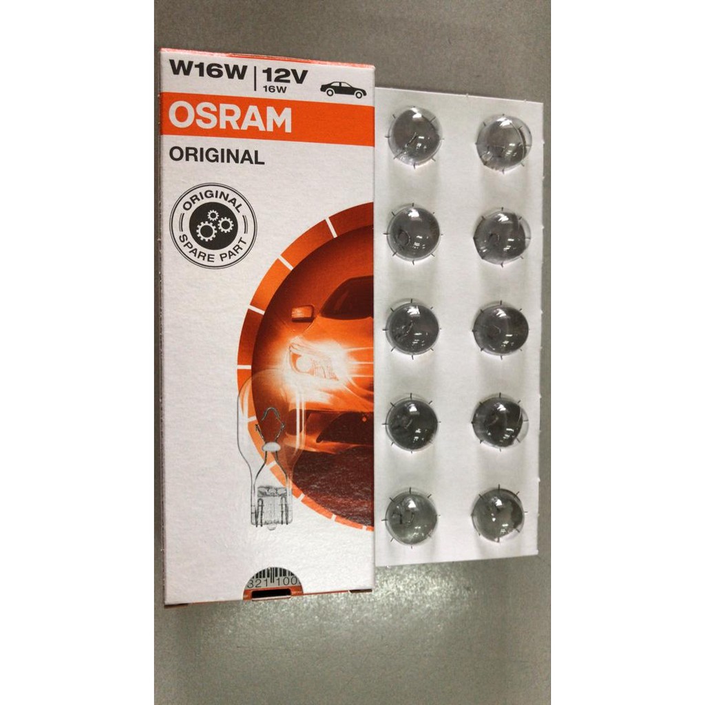 Osram - ฐานลิ่มแก้ว W16W - 921 ( T15 )