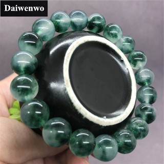 Ice Green Chalcedony Beads หินธรรมชาติน้ำแข็งโมราสีเขียวลูกปัดสร้อยข้อมือสำหรับผู้หญิงของขวัญเด็กขายส่ง