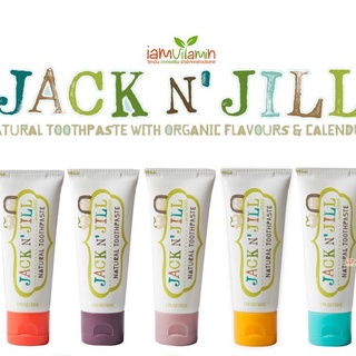 Jack n’ Jill Toothpaste 50g ยาสีฟันเด็ก ผลิตจากธรรมชาติ 100%