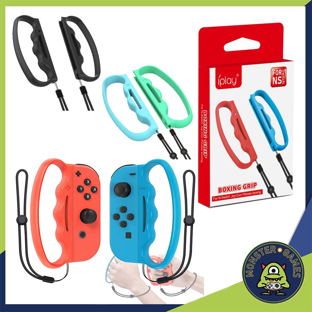 iPlay Boxing Grip for Switch 1&2 (กริปต่อยมวย)(กริปสนับมือ)(สนับต่อยมวย)(boxing game)(joycon boxing)