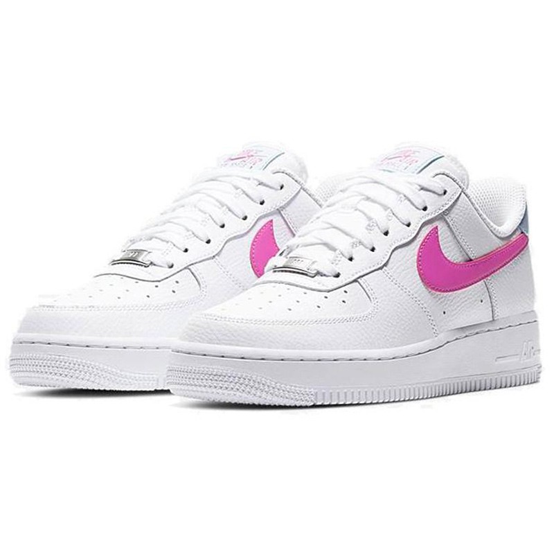 nike air force one white pink