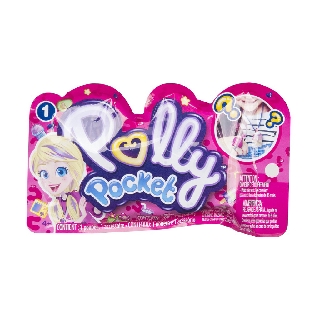 Polly Pocket Mini Accessory With Doll พอลลี่ พ๊อกเก็ต ตุ๊กตาและกล่องเก็บ คละแบบ 1 ชิ้น รุ่น GNK16 CH