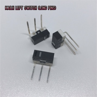 KAILH Microswitch Long pins สวิตซ์เมาส์ข้างตำแหน่งปุ่มด้านซ้าย