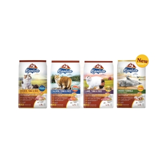 Kaniva Cat 10kg อาหารแมวสูตรเนื้อไก่ ปลาทูน่า และข้าว บำรุงผิวหนังและขน สำหรับลูกแมว และแมวโต