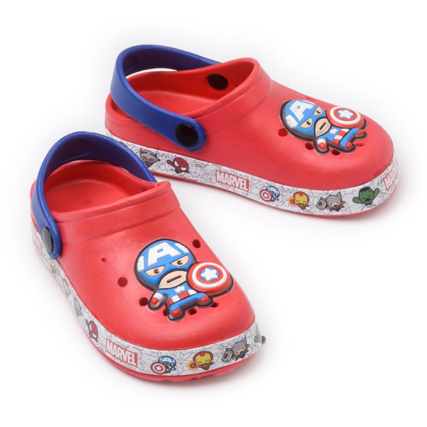 ส่งฟรี TESCO รองเท้าCLOG เด็กผู้ชาย ลาย CAPTAIN รุ่น ML-71 (สีแดง 25-30) 25 เก็บเงินปลายทาง