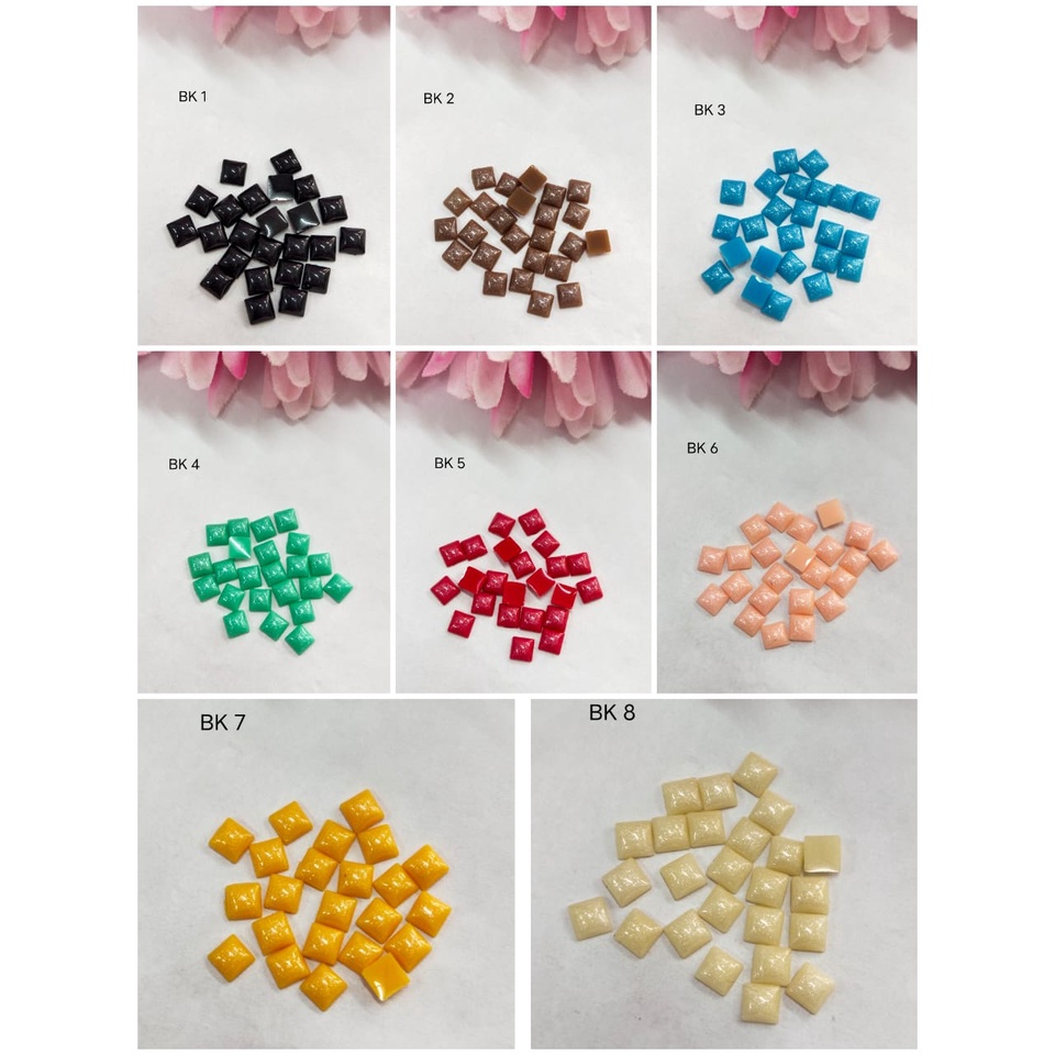 Nail Art Accessories美甲饰品底正方形甲边品