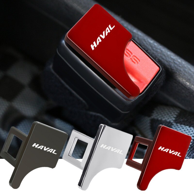 2 ชิ้นหัวเข็มขัดนิรภัยสำหรับรถยนต์ / 1PC/2PCS Car Hidden Safety Seat Belt Buckle Clip For HAVAL H6 Jolion 2021